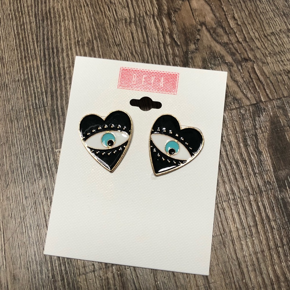 Heart Stud Earrings